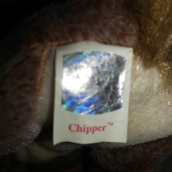 Vintage TY Beanie Baby 'Chipper' the Chipmunk - Picture 3 of 5